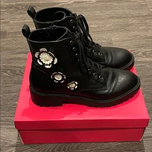 Betsey Johnson Flower 🌸 Power Motorcycle Boot